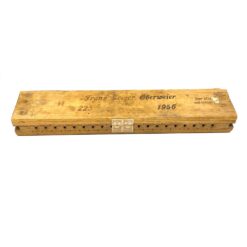 Vintažinė Franz Geiger medinė dėžė 20 vnt. cigarų 11,5x56x6,5 cm