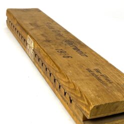 Vintažinė Franz Geiger medinė dėžė 20 vnt. cigarų 11,5x56x6,5 cm