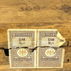 Vintažinė Franz Geiger medinė dėžė 20 vnt. cigarų 11,5x56x6,5 cm