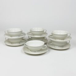 Porcelianinis Rosenthal serijos Aida sriubos servizas 7-iems asmenims