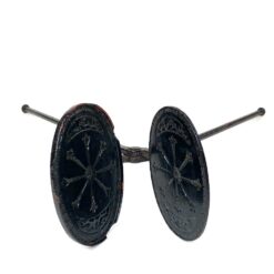 Senovinė kalėdaičių keptuvė iš ketaus 67×19,5×7 cm