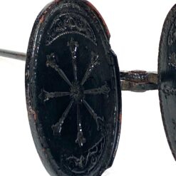 Senovinė kalėdaičių keptuvė iš ketaus 67×19,5×7 cm