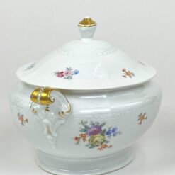 Porcelianinis Krautheim & Adelberg serviravimo indas su dangčiu 20×29,5×19 cm