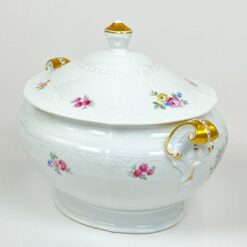 Porcelianinis Krautheim & Adelberg serviravimo indas su dangčiu 20×29,5×19 cm