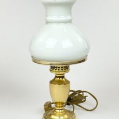 Stalinis žalvarinis žibalinės lempos tipo šviestuvas 18x18x35 cm