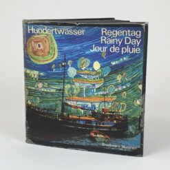 Manfred Bockelmann knyga vokiečių, anglų ir prancūzų kalbomis “Hundertwasser – Regentag / Rainy Day / Jour de pluie” 1,5x24x24,5 cm