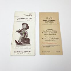 1974 m. M. I. Hummel Goebel katalogas ir kainų sąrašas 2 vnt. komplektas