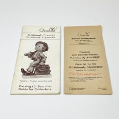 1974 m. M. I. Hummel Goebel katalogas ir kainų sąrašas 2 vnt. komplektas