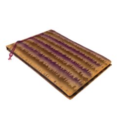 Vintažinis nuotraukų albumas dirbtinės zomšos viršeliu 2,5x33x23,5 cm