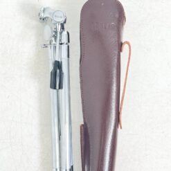 Vintažinis “Okular” reguliuojamo aukščio trikojis stovas su odiniu dėklu 6x7x30 cm