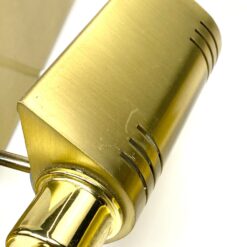 Sieninis žalvarinis Holtkötter dviejų reguliuojamų šakų šviestuvas 58x50x8 cm