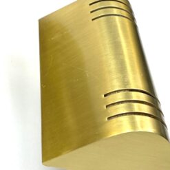 Sieninis žalvarinis Holtkötter dviejų reguliuojamų šakų šviestuvas 58x50x8 cm