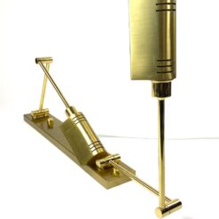 Sieninis žalvarinis Holtkötter dviejų reguliuojamų šakų šviestuvas 58x50x8 cm