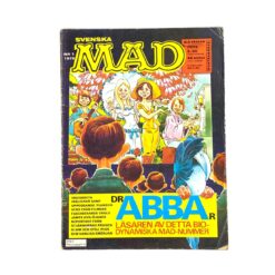 Švediško satyrinio žurnalo Svenska MAD 1978 m. pirmas numeris 0,5x20x27,5 cm