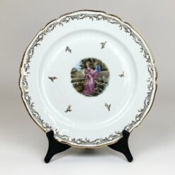 Porcelianinė Limoges lėkštė 25x25x2,5 cm
