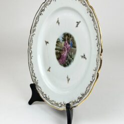 Porcelianinė Limoges lėkštė 25x25x2,5 cm