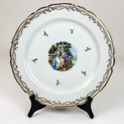 Porcelianinė Limoges lėkštė 25x25x2,5 cm