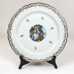 Porcelianinė Limoges lėkštė 25x25x2,5 cm
