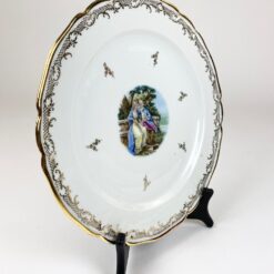 Porcelianinė Limoges lėkštė 25x25x2,5 cm