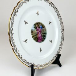 Porcelianinė Limoges lėkštė 25x25x2 cm