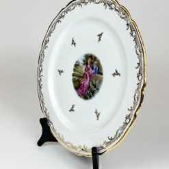 Porcelianinė Limoges lėkštė 25x25x2 cm