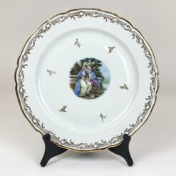 Porcelianinė Limoges lėkštė 25x25x2,5 cm