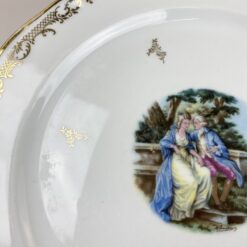 Porcelianinė Limoges lėkštė 25x25x2,5 cm