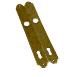 Žalvarinės durų spynos apdailos 2 vnt. komplektas 0,3×2,6×20 cm