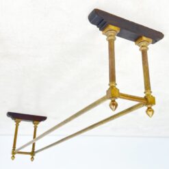 Gotikinio stiliaus žalvarinis prie lubų tvirtinamas karnizas 37×167,5×43 cm