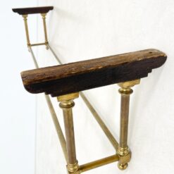 Gotikinio stiliaus žalvarinis prie lubų tvirtinamas karnizas 37×167,5×43 cm