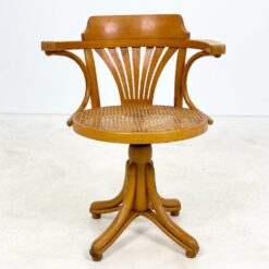 Thonet stiliaus reguliuojamo aukščio darbo krėslas 50x63x83 cm (48-53)