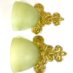Itališki sieniniai Murano Luce šviestuvai 2 vnt. komplektas 12×28,5×40 cm