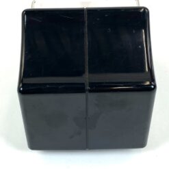 Vokiškas kvarcinis stalinis Diehl laikrodis itališkame plastikiniame Franco Bertoli and Max Pajetta dizaino dėkle 13x10x10,5 cm