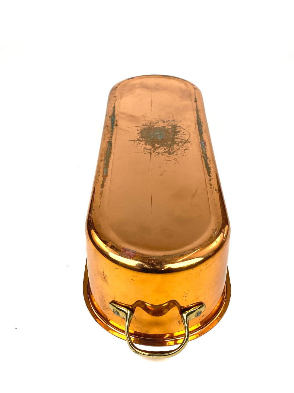 DR0411-kiti-indai-9 Variuoto metalo žuvies gaminimo indas su dangčiu ir žalvario rankenomis 17x51x13 cm