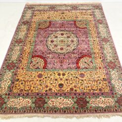 Vilnonis rankų darbo kilimas "Isfahan" 360x260x0,7 cm