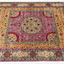 Vilnonis rankų darbo kilimas “Isfahan” 360x260x0,7 cm