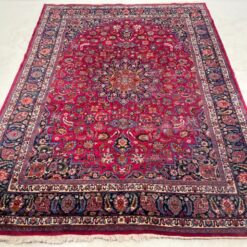 Vilnonis rankų darbo kilimas “Mashad” 408x310x0,6 cm