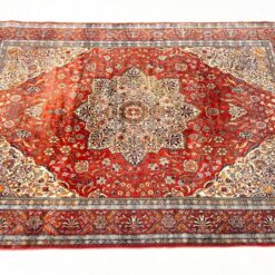 Vilnonis rankų darbo kilimas “Kashan” 320x219x0,8 cm
