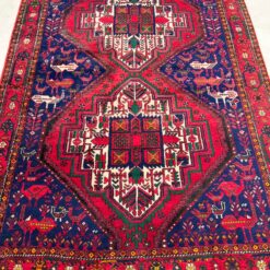 Vilnonis rankų darbo kilimas “Hamadan” 216x151x0,5 cm