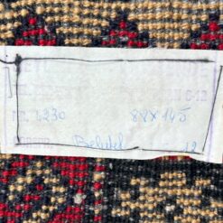 Vilnonis rankų darbo kilimas 160x90x0,5 cm