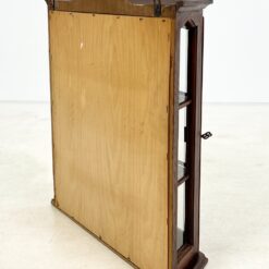 Ąžuolinė pakabinama spintelė su stiklu 17×70,5×66,5 cm