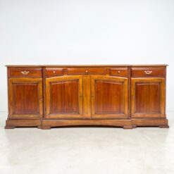 Ilga klasikinio stiliaus riešutmedžio komoda 51x251x97 cm