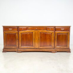 Ilga klasikinio stiliaus riešutmedžio komoda 51x251x97 cm
