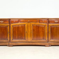 Ilga klasikinio stiliaus riešutmedžio komoda 51x251x97 cm