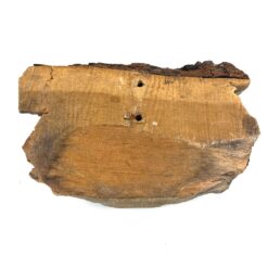 Sieninė pakabinama iš pušies medžio išskaptuota dekoracija – senyvo amžiaus žmogaus veidas 13×23,5×16,5 cm