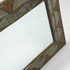 Pakabinamas veidrodėlis žalvariniame rėme 0,5x18x28 cm