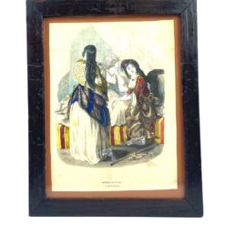 Printas “Senoras Egipcias” mediniame rėme su stiklu 2,5×19,5×24,5 cm