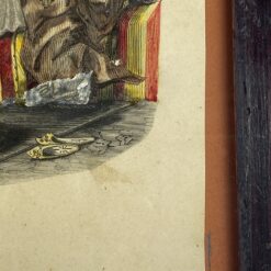 Printas “Senoras Egipcias” mediniame rėme su stiklu 2,5×19,5×24,5 cm