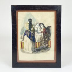 Printas “Senoras Egipcias” mediniame rėme su stiklu 2,5×19,5×24,5 cm
