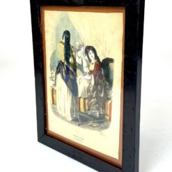 Printas “Senoras Egipcias” mediniame rėme su stiklu 2,5×19,5×24,5 cm